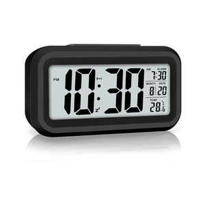 Digital Smart Alarm Clock Thermometer Calendar <strong>Display</strong> Snooze Table Desk Clock White Backlight Student Clock - Product Image 5