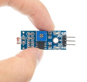 LDR感光センサーモジュール光依存抵抗センサーモジュールデジタル光検出LM393 3/4ピン用 - Product Image 1