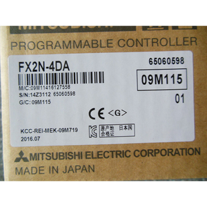 Módulo de Expansión PLC Mitsubishi, Controlador Programable, Salida Analógica, 1,10 V CC, 24V CC, Nuevo, Original, Novedad - Product Image 6