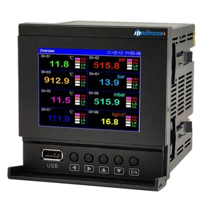 MPR800-tabla de datos Digital Industrial de 6 canales, 4-20ma + PT100 + termopar sin papel, grabadora de datos de temperatura con USB + RS485 - Product Image 2