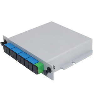 新しい1対2プラグイン光スプリッタUPC 1/2 1/4挿入型型光ファイバスプリッタ - Product Image 3