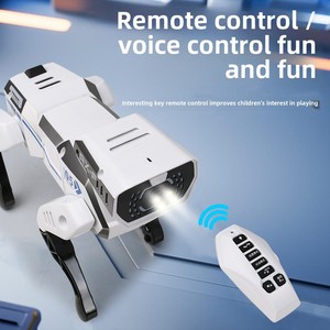 流行儿童AI智能语音仿生狗机器人玩具跨界遥控机械狗玩具耐用塑料制成 - Product Image 4