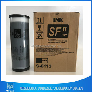 RISOs SF II tipi SF5030/ SF5230/ SF5350/ SF9350 siyah risographs baskı mürekkebi için uyumlu mürekkep kartuşu - Product Image 1