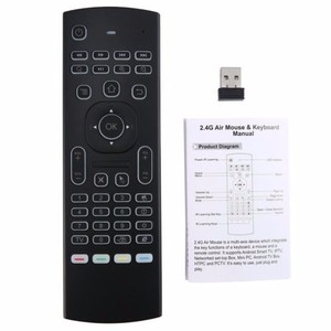 Popolare MX3 Smart Voice telecomando IR Learning 2.4G Wireless con una mano tastiera meccanica retroilluminazione MX3 Air Mouse - Product Image 2