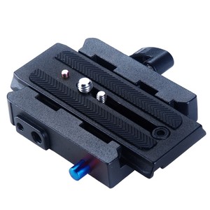 Manbily nhôm máy ảnh <span class=keywords><strong>Tripod</strong></span> nhanh chóng phát hành tấm Adapter với 1/4 "và 3/8" vít cho <span class=keywords><strong>Manfrotto</strong></span> <span class=keywords><strong>501hdv</strong></span> DSLR - Product Image 1