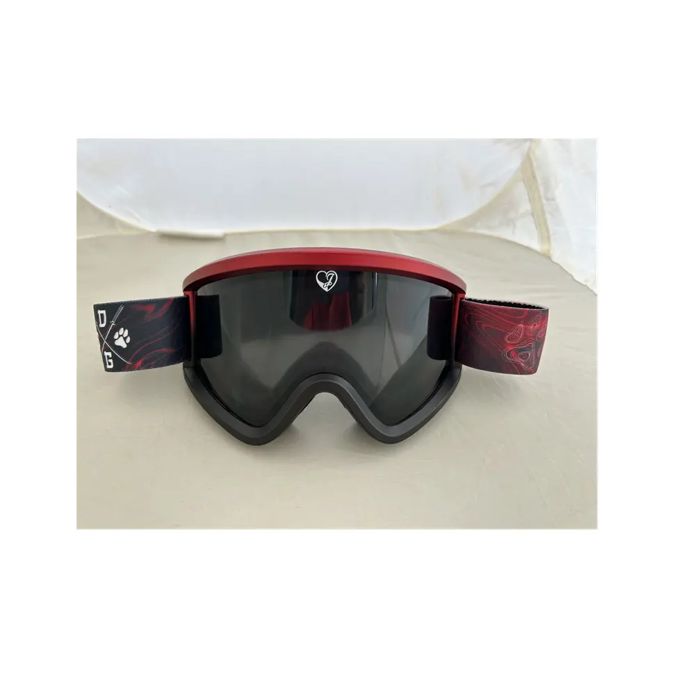 Top Quality General Double Lens Sublimation Strap Sports Glasses Ski Goggles For Adults