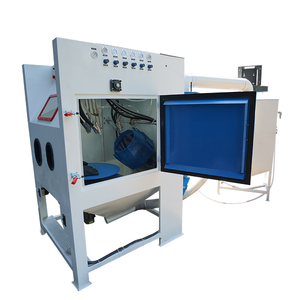 Automatic Abrasive <strong>Blasting</strong> Machine Sandblasting Cabinet with Turntable and Drum - Product Image 2
