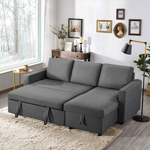 Bộ giường <span class=keywords><strong>sofa</strong></span> sang trọng với bàn bên 3 chỗ ngồi cho giường <span class=keywords><strong>sofa</strong></span> phòng khách - Product Image 4