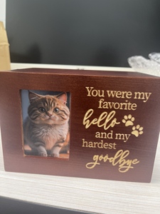 Gỗ rắn thân thiện với môi cổ điển vật nuôi tưởng niệm urn với khung ảnh tùy chỉnh khắc chó mèo tro lưu niệm hộp thủ công - Product Image 6