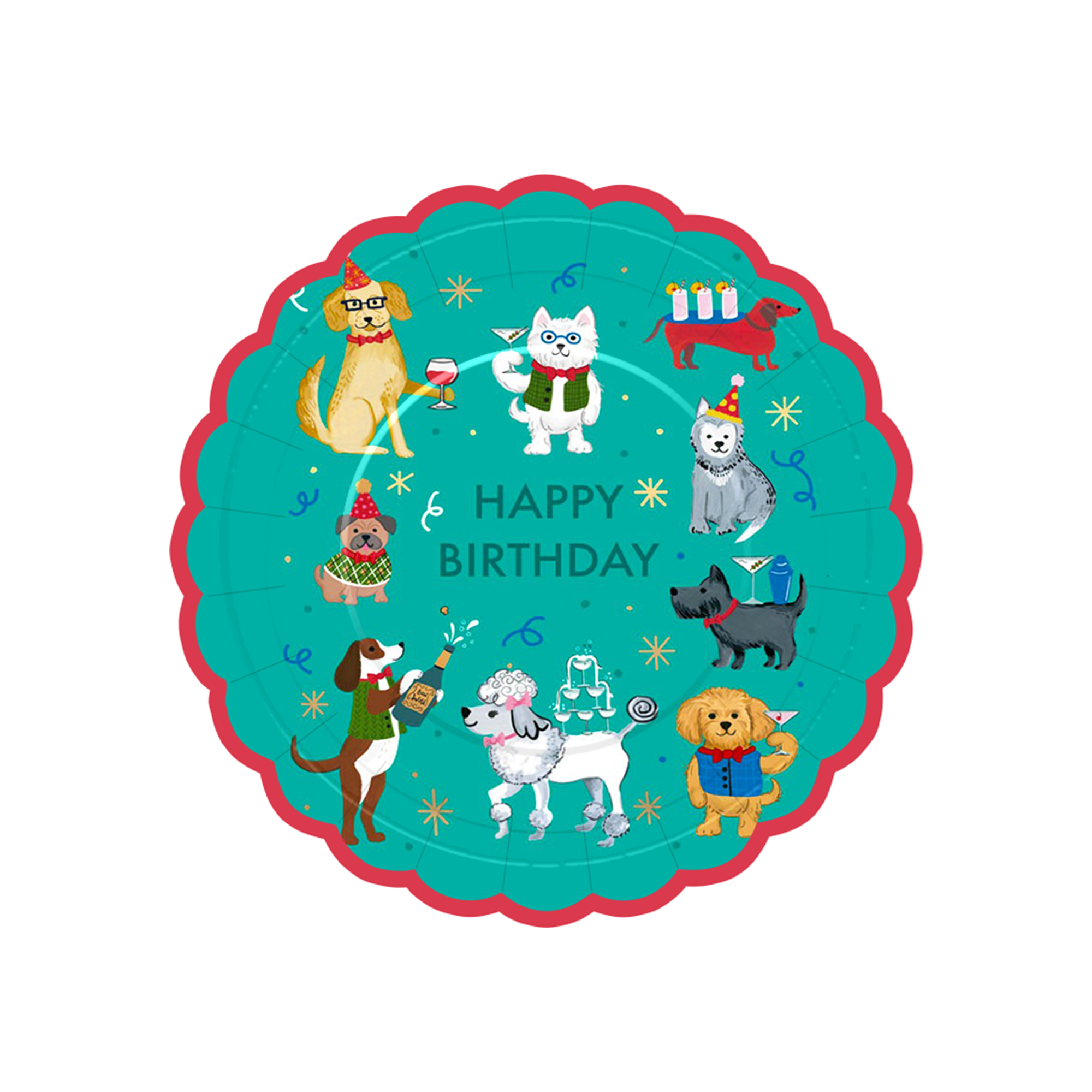 7inch paper plate*8 pcs