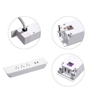Multifunktion ale Desktop-Steckdose mit USB-Anschlüssen für den Schreibtisch - Product Image 4