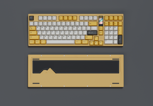 Tecla de teclado mecánico QK100 con pantalla LCD y bisel/insignia personalizable con toda la caja de aluminio CNC en varios colores - Product Image 3