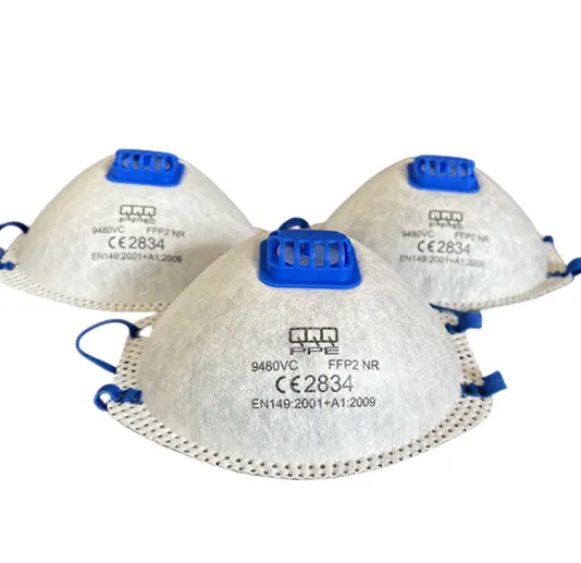 Industrial dust mask ffp2 EN149 approved mask ffp2 activated carbon valved ffp2 ffp3 dust mask for wooding