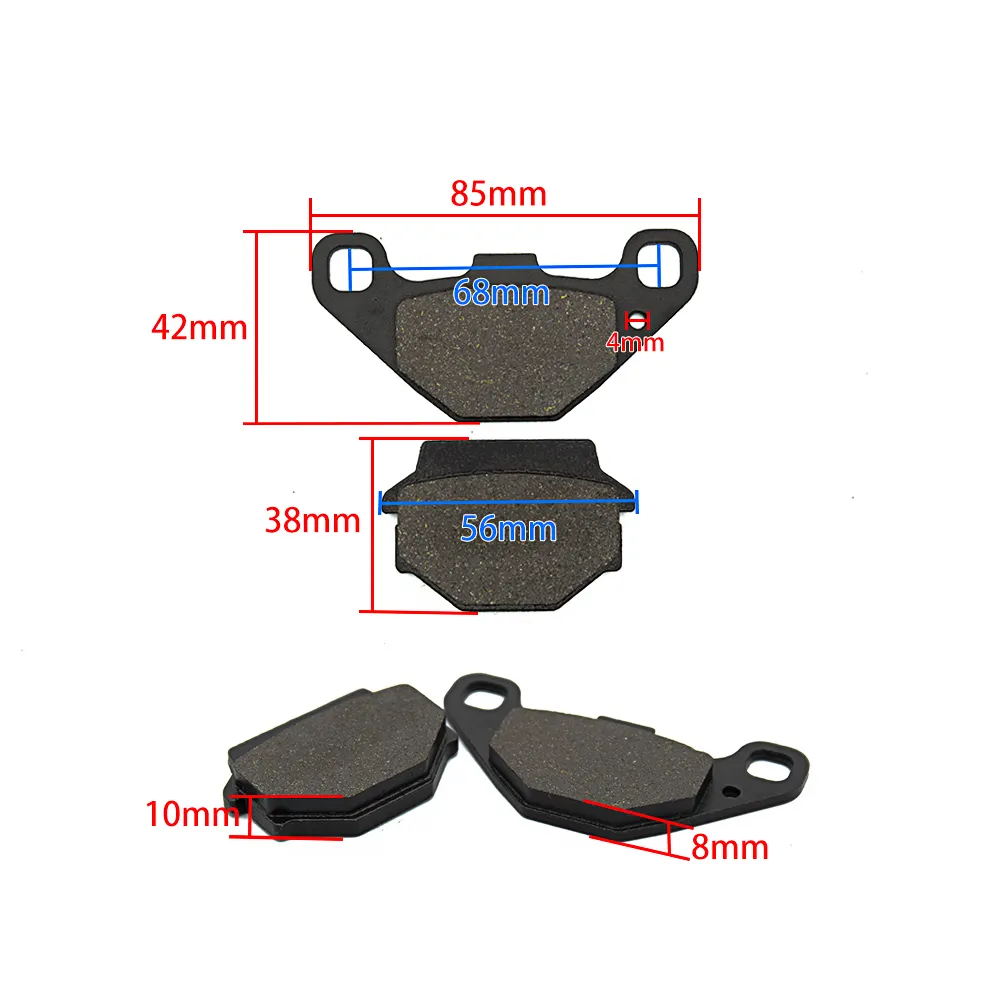 Trasero de la motocicleta pastillas de freno para KAWASAKI KMX50 80 125 de 200 KX 125 250 KLE ZZR ZXR ZR KLX ZR 250 400 GPZ 500 KLE GPZ 500 KL KLR 650