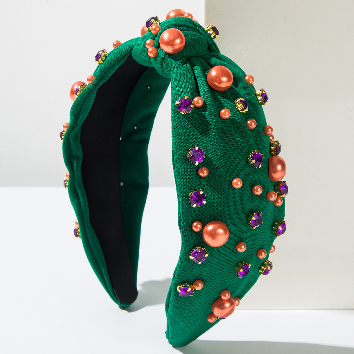 Green with orange pearl
