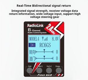 Radiolink R6F V4 เครื่องรับไฟฟ้าแรงสูงหกช่อง RC4GS/RC6GS V3 รถรุ่นเรือรุ่น - Product Image 5