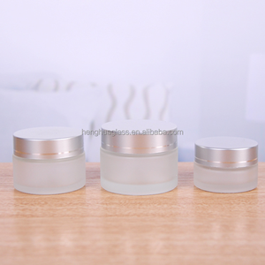 5ml 10ml 15ml 30ml 50ml 100ml yuvarlak krem cam kavanoz 5g 10g 15g 20g 30g 50g 100g cam kozmetik saklama kavanozları ile kap toptan