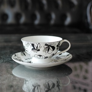 Kemik çini kahve fincanı porselen fincan ve çay tabağı seramik çay seti modern öğleden sonra çay - Product Image 2