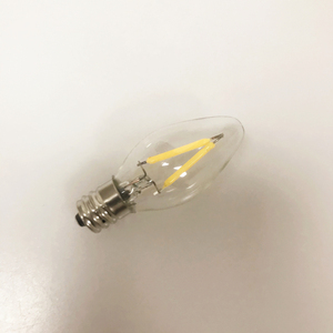 0.6W LED gece ampul C7 2700K 7W akkor yedek E12 şamdan taban lambası C7 120V Mini LED Vintage Filament ampul - Product Image 5