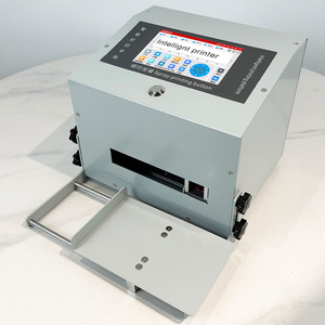 Impresora de inyección de tinta de escritorio de alta velocidad Máquina de codificación de tabla avanzada con cartucho de tinta para código de barras de Fecha - Product Image 5