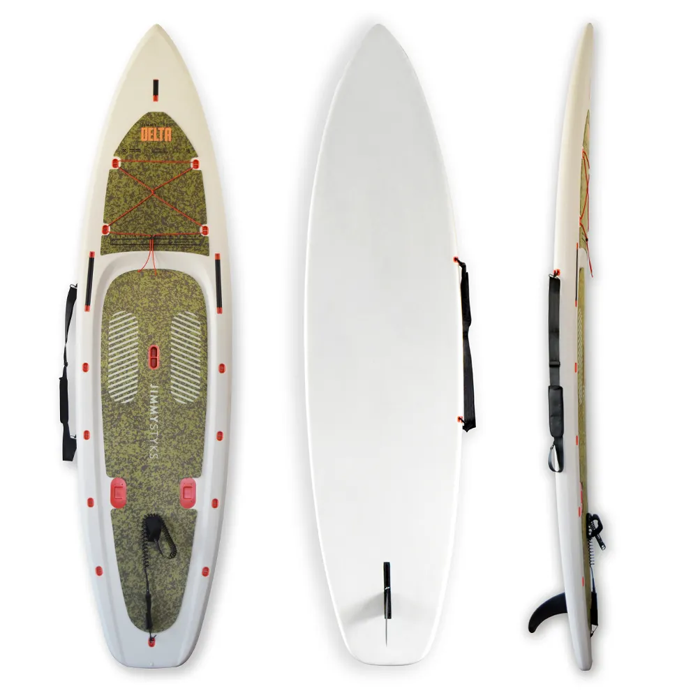 맞춤형 저렴한 모든 기술 레벨 SUP 플라스틱 리지드 프리미엄 서핑 보드 거품 내구성 Paddleboard
