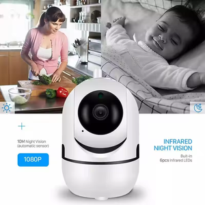 İnsan takip XM iki yönlü ses 1080P kablosuz WiFi güvenlik kamerası ICSEE 2MP iki yönlü ses WiFi CCTV IP PTZ gözetim kamera - Product Image 3