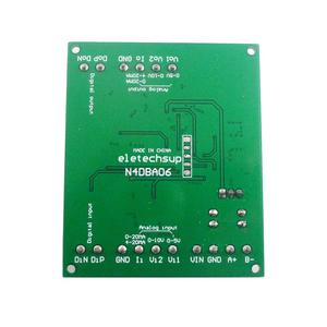 DC 12V 8CH Analog Digital <strong>Input</strong> Output <strong>Devices</strong> 0-5V 0-10V 4-20MA DAC ADC RS485 Modbus RTU Board (Only PCB Board)