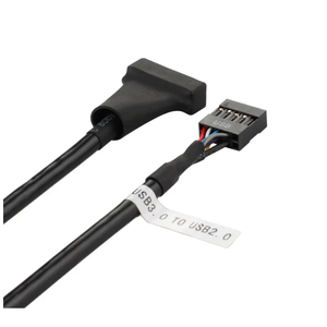 <strong>USB</strong> <strong>3</strong>.<strong>0</strong> 19pin/20pin Male to <strong>USB</strong> <strong>2</strong>.<strong>0</strong> 9pin Female Adapter Cable with PVC Jacket for Computer Motherboard <strong>Header</strong> - Product Image 2