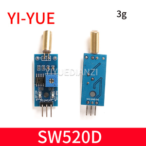 Módulo de sensor de inclinación Módulo de sensor de ángulo 3,3 V/5V interruptor de bola Sistema de 3 cables