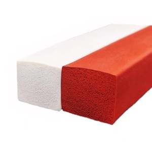 Hình chữ nhật chống va chạm Silicone cao su niêm phong Dải sản phẩm cao su rõ ràng Silicone cạnh bảo vệ - Product Image 1