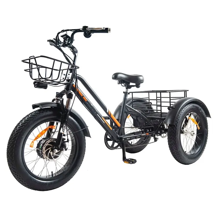 Быстрая доставка от производителя, Электрический трехколесный велосипед для взрослых, новый трехколесный велосипед