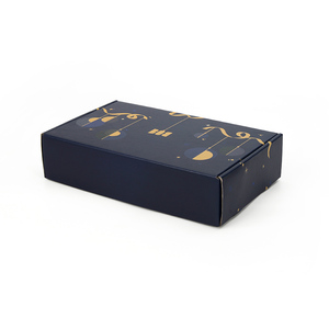 Tùy Chỉnh Sinh Thái Thân Thiện In Màu Sóng Carton Đen Giấy Bao Bì Hộp Vận Chuyển - Product Image 2