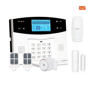 Rubber Keypad Button Alarma WiFi GSM PSTN Alarm Control Panel LCD <strong>Display</strong> Alarm <strong>System</strong> with <strong>Sensors</strong>