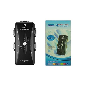 Conmutador de vídeo Manual para ordenador, caja de interruptores USB 2,0 VGA KVM, Monitor 4 en 1 de PC de alta calidad - Product Image 1