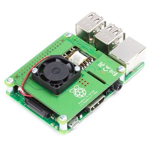 <strong>Raspberry</strong> <strong>Pi</strong> 4B/3B+ <strong>Ethernet</strong> POE <strong>Power</strong> Supply Module ICs Expansion Board with Fan Cooling POE HAT for Better Connectivity - Product Image 1