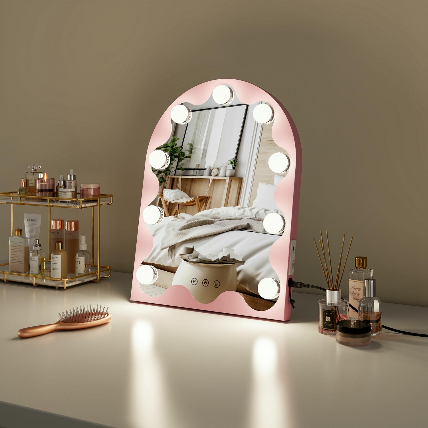 DP539 Bulb Vanity Mirror