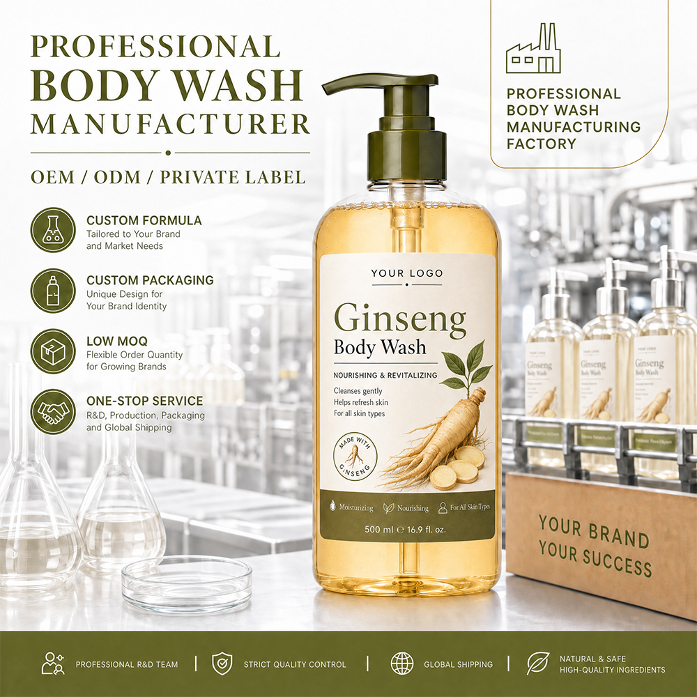 Gel douche au ginseng