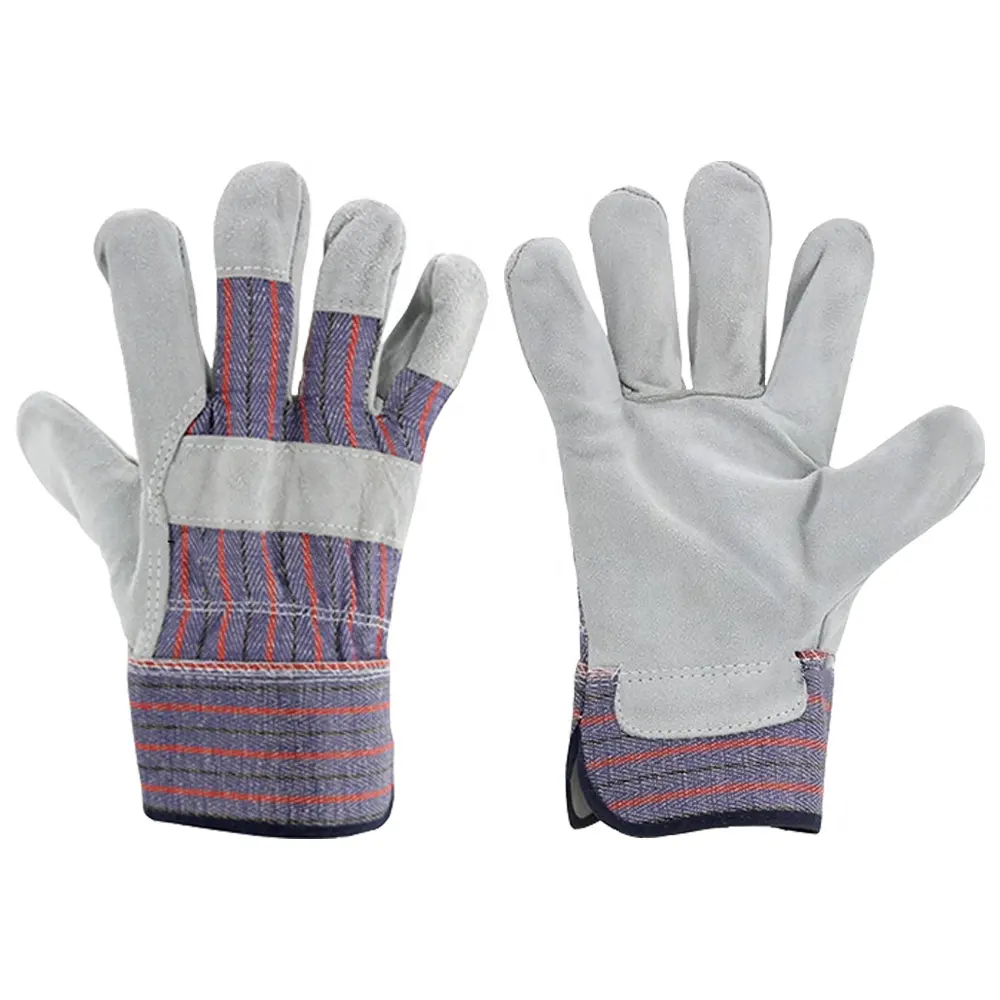 Gants de travail pour mécaniciens, accessoire de sécurité en cuir de vache fendu, Protection des mains, offre spéciale, 707