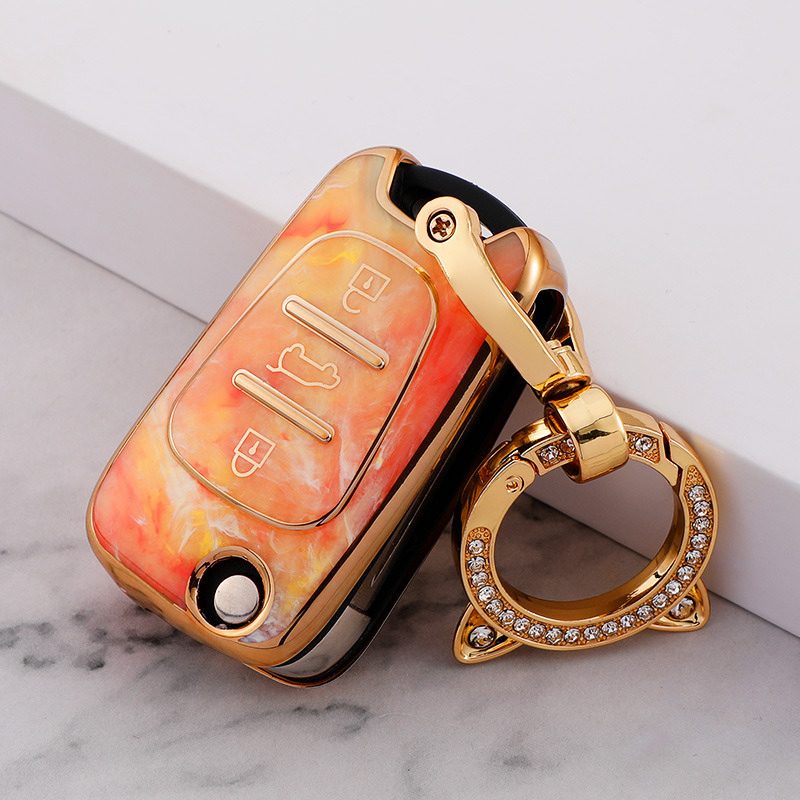 Yellow+Key Ring