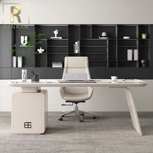 Luce italiana di lusso moderna semplice luce di lusso Rock board design avanzato senso computer scrivania tavolo da studio - Product Image 5