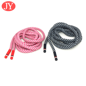 Pink and White twist custom hoodie draw cord hoodi <strong>string</strong> custom hoodie drawcord <strong>strings</strong> - Product Image 1