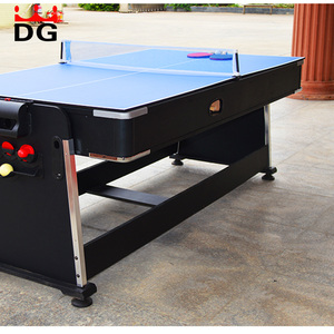 库存7英尺3合1组合多功能游戏桌/台球/家用餐桌 - Product Image 5