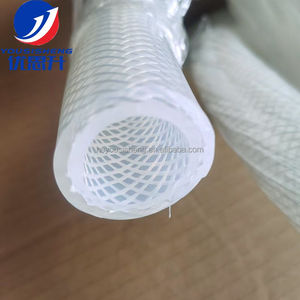 印度供应商直接提供的4层聚酯纤维和SS 316螺旋线增强铂固化硅树脂软管