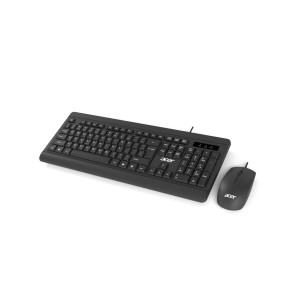 Fabricante de China Teclas grandes Computadora impermeable Con cable 104 Teclas Teclado Con cable Mini Mouse Combo para trabajar - Product Image 3