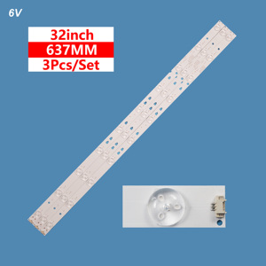 แถบไฟ LED ทีวี LED315D10-07(B) 6V สําหรับ LE32F3000W ไฟ LED TV Strip แถบไฟ LED แบ็คไลท์ LCD - Product Image 1
