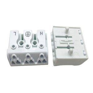Conector eléctrico de cable Bloque de terminales LED autoblocante conveniente con conexión rápida 923-3/J - Product Image 1