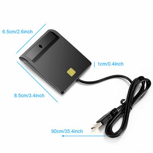 Lettore di Smart Card con interfaccia Usb Sim/id/atm/ic carta di pagamento carta di credito lettore di Chip Writer Cloner - Product Image 4