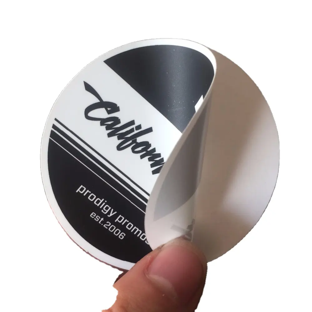 Imán de nevera con logotipo personalizado, adhesivo de papel para extensión de cabello