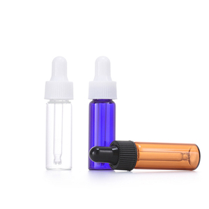 RUIPACK 2毫升3毫升5毫升小琥珀色玻璃滴管瓶迷你玻璃瓶带移液管滴管 - Product Image 2