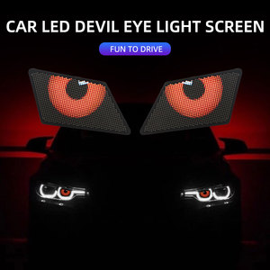12V programmier bare DIY Auto LED Devil Eye Display Bildschirm Blinker Licht App Kontrollierte animierte Augen für Autos geführt - Product Image 4